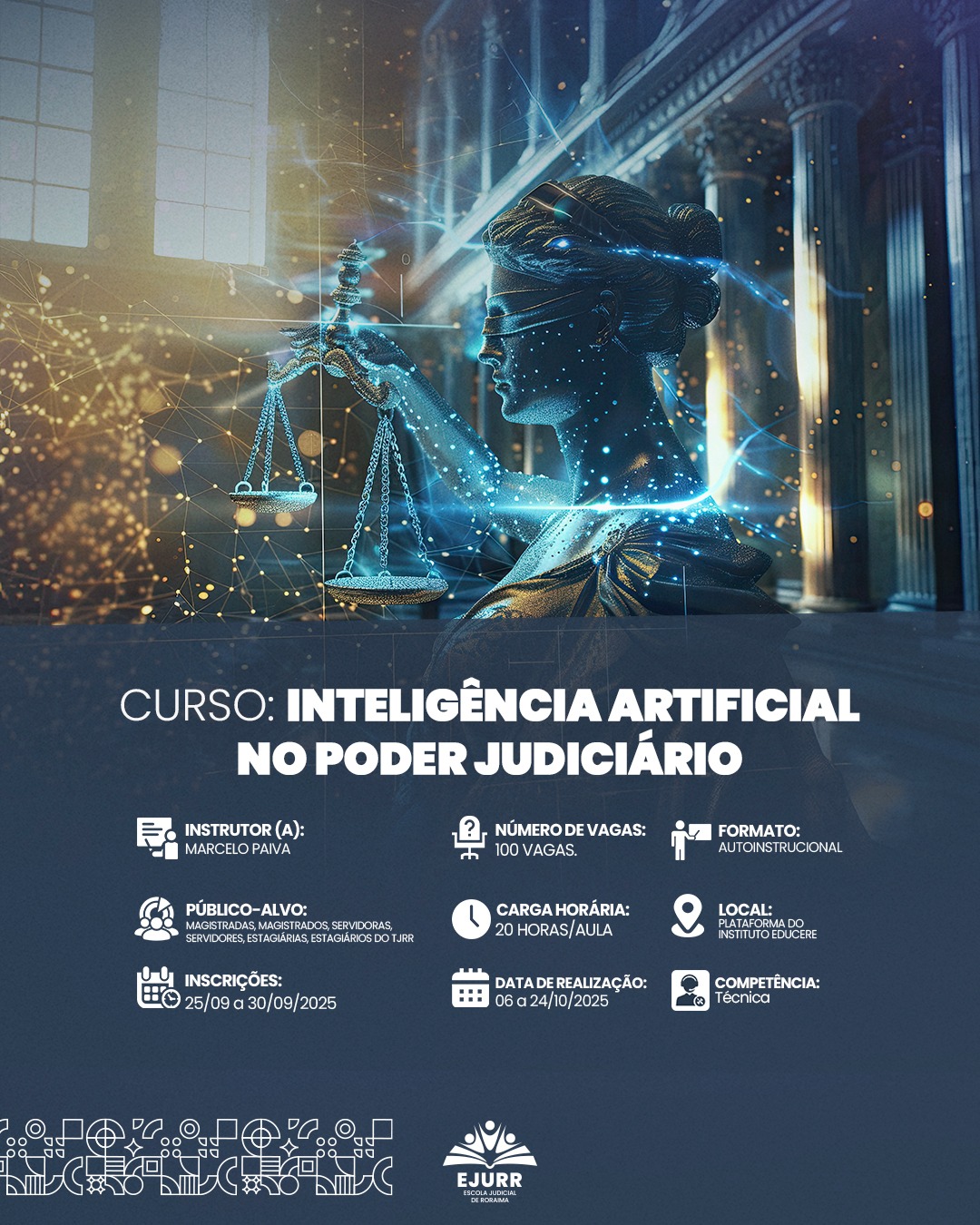 EJUD abre inscrições para o Curso de Utilização da Inteligência Artificial Generativa no Judiciário